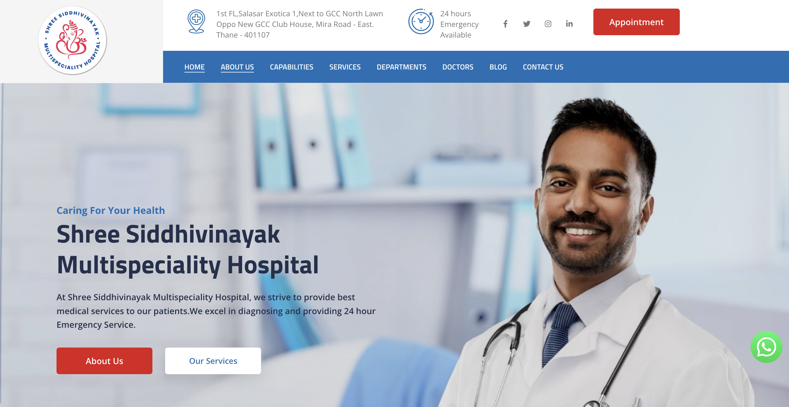 SSM Multispecialty Hospital Live Screenshot